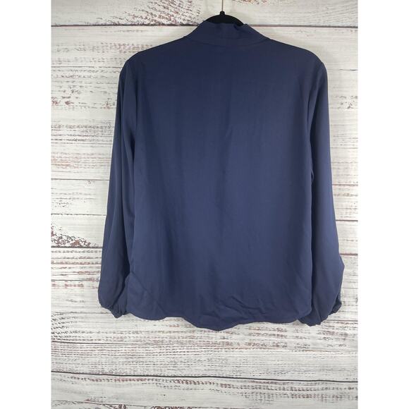 Trina Turk Out of Office Top Women's XS Long Sleeve Blouse Decompress NWT - Picture 7 of 8
